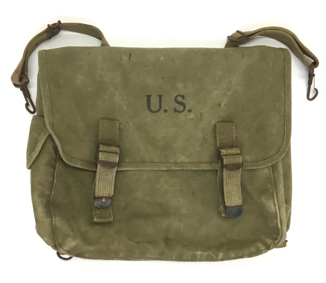 Battlefront Collectibles - WW2 US Army Musette Bag - 1942 Dated - SOLD