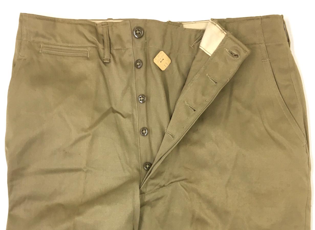 Battlefront Collectibles - WW2 US Army Khaki Trousers - Unused - 34